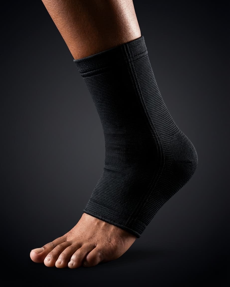 Everyday Ankle Support (Black) - MDA Registered Medical Support Product Malaysia